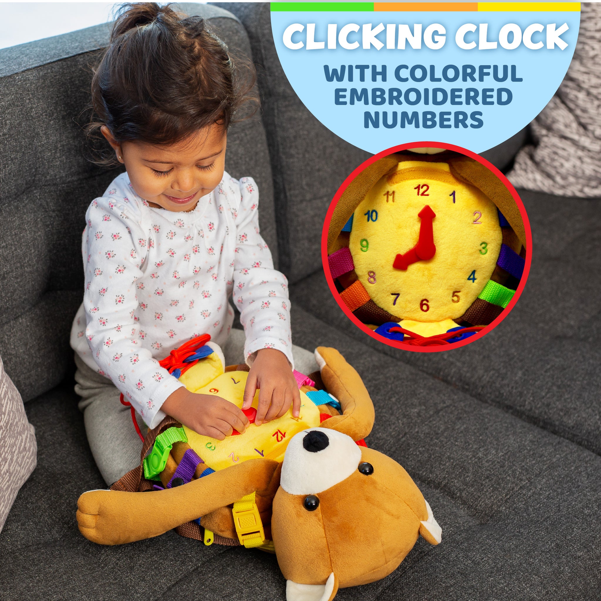 Billy Bear Backpack | Toddler Backpack – Buckle Toy Inc